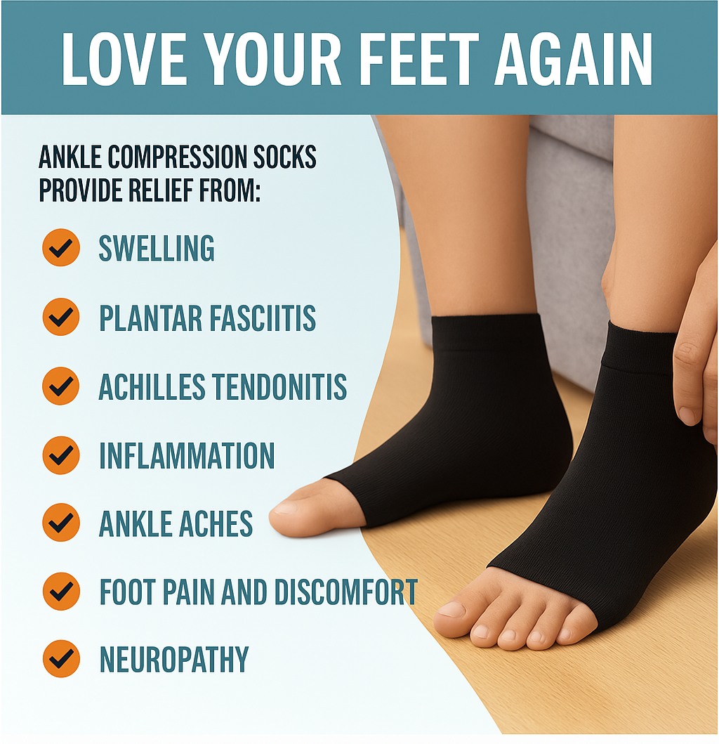 Healthy Feet Socks (1 Pair-2pcs) (Instant Pain Relief)