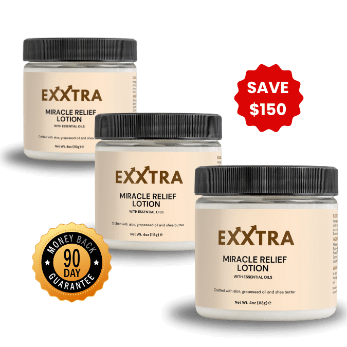 3 Pack Upgraded Miracle Nerve Relief Lotion