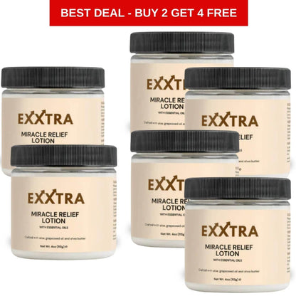 Exxtra Miracle Relief Lotiona (BEST DEAL - BUY 2 GET 4 FREE)